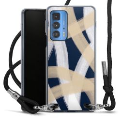 New Carry Case Transparent Stoff schwarz/silber