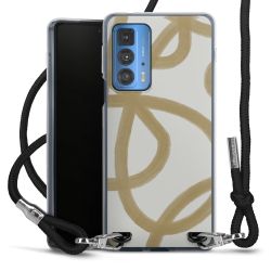 New Carry Case Transparent Stoff schwarz/silber