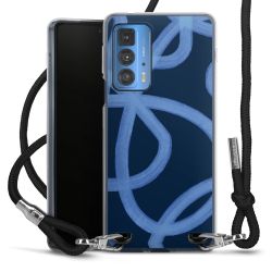 New Carry Case Transparent Stoff schwarz/silber