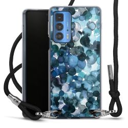 New Carry Case Transparent Stoff schwarz/silber