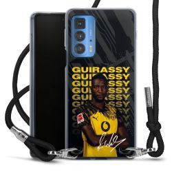 New Carry Case Transparent Stoff schwarz/silber