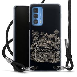 Carry Case Stoff schwarz/silber