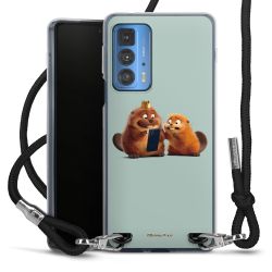 New Carry Case Transparent Stoff schwarz/silber