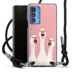 New Carry Case Transparent Stoff schwarz/silber