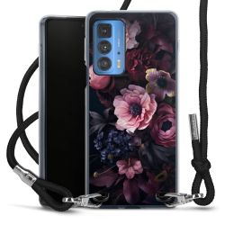 New Carry Case Transparent Stoff schwarz/silber