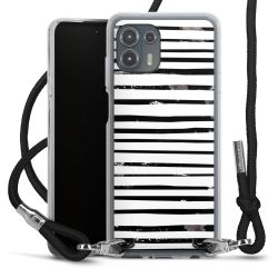 Carry Case Transparent Fabric black/silver