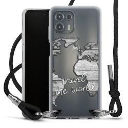 Carry Case Transparent Fabric black/silver