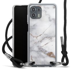 Carry Case Transparent Fabric black/silver