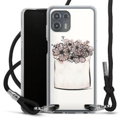 Carry Case Transparent Fabric black/silver