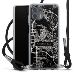 Carry Case Transparent Fabric black/silver