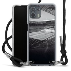 Carry Case Transparent Fabric black/silver