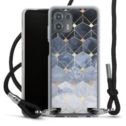 Carry Case Transparent Fabric black/silver