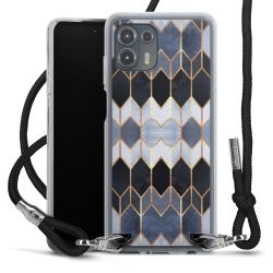 Carry Case Transparent Fabric black/silver