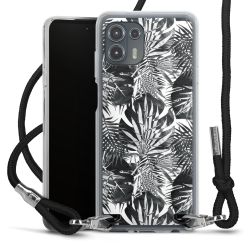 Carry Case Transparent Fabric black/silver