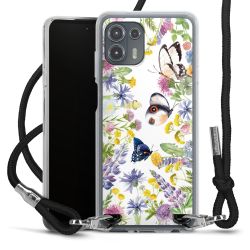 Carry Case Transparent Fabric black/silver