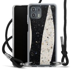 Carry Case Transparent Fabric black/silver