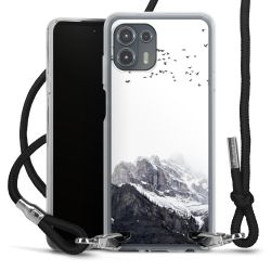 Carry Case Transparent Fabric black/silver