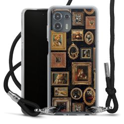 New Carry Case Transparent Stoff schwarz/silber