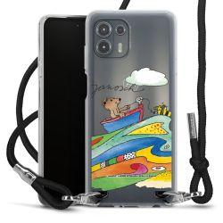New Carry Case Transparent Stoff schwarz/silber