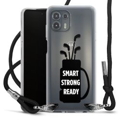 New Carry Case Transparent Stoff schwarz/silber