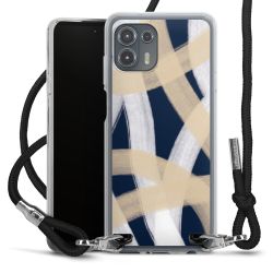 New Carry Case Transparent Stoff schwarz/silber