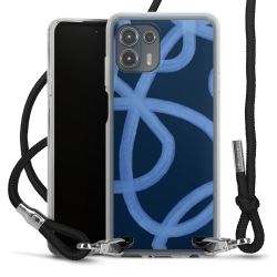 New Carry Case Transparent Stoff schwarz/silber