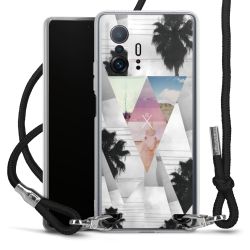 Carry Case Transparent Fabric black/silver