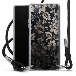 Carry Case Transparent Fabric black/silver