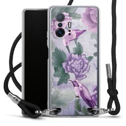 Carry Case Transparent Fabric black/silver