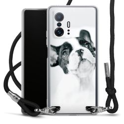 Carry Case Transparent Fabric black/silver