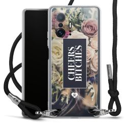 Carry Case Transparent Fabric black/silver