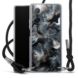 Carry Case Transparent Fabric black/silver