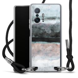 Carry Case Transparent Fabric black/silver