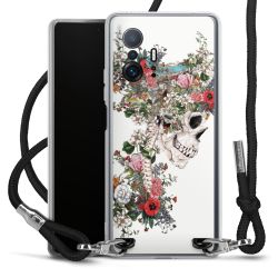 Carry Case Transparent Fabric black/silver