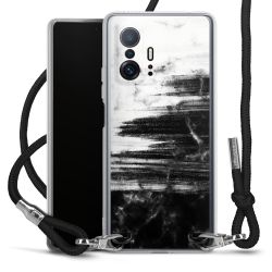 Carry Case Transparent Fabric black/silver