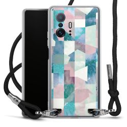 Carry Case Transparent Fabric black/silver