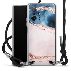 Carry Case Transparent Fabric black/silver