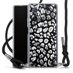 Carry Case Transparent Fabric black/silver