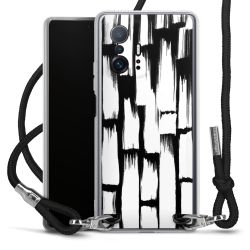 Carry Case Transparent Fabric black/silver