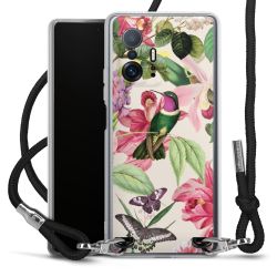 Carry Case Transparent Fabric black/silver