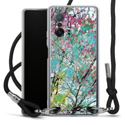 Carry Case Transparent Fabric black/silver