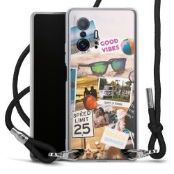 Carry Case Transparent Fabric black/silver