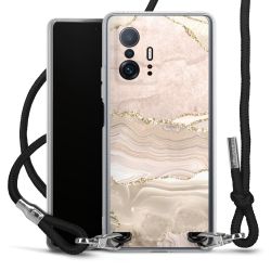 Carry Case Transparent Fabric black/silver