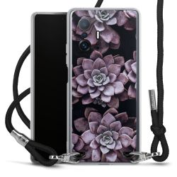 Carry Case Transparent Fabric black/silver