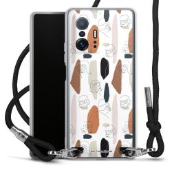 Carry Case Transparent Fabric black/silver