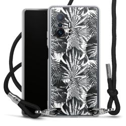 Carry Case Transparent Fabric black/silver