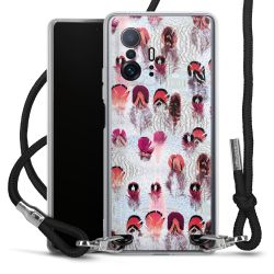 Carry Case Transparent Fabric black/silver