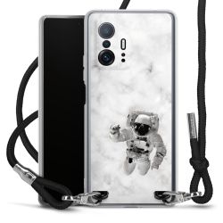 Carry Case Transparent Fabric black/silver