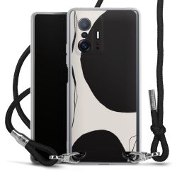 Carry Case Transparent Fabric black/silver