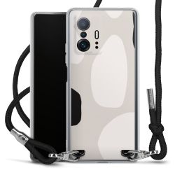 Carry Case Transparent Fabric black/silver